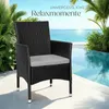 tectake® 2er Set Rattanstuhl Nantes widerstandsfähig 59 x Produktbild-Vorschau 11
