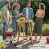 tectake® Stehtisch Trix aus Holz, rund Produktbild-Vorschau 7