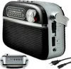 Radio rétro Haut-parleur Radio vintage 1200 mAh Portable FM Voir les images du produit 17