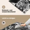 KitchenYeah© Herdabdeckplatte Tiger - Jungtier - Schwarz - Produktbild-Vorschau 2