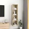 The Living Store TV-Wandschrank Sonoma-Eiche 37x37x142,5 cm Produktbild-Vorschau 6