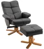 Relaxfauteuil 833-359BK, met voetenbankje en opbergruimte, Productafbeelding-voorbeeld 6
