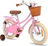 STITCH 12 & 14 & 16 & 18 Zoll Mädchenfahrrad mit Korb, Produktbild-Vorschau 1