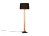 Dimmbare LED Stehlampe H: 150cm mit Holz und Produktbild-Vorschau 2