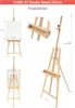 Studio-Staffelei Keilrahmen max 150x150 cm 63x141-225 cm Produktbild-Vorschau 5