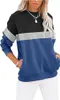 ASKSA Damen Pullover Rundhals Langarm Sweatshirt Casual Produktbild-Vorschau 1