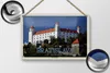 Blechschild Reise 18x12cm Bratislava Slowakei Burg von Produktbild-Vorschau 2