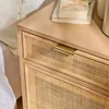 CALICOSY - Table de chevet avec cannage en rotin naturel - Voir les images du produit 6