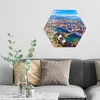 DEQORI Glasbild Echtglas 55x48 cm 'Blick über Luzern' Produktbild-Vorschau 2