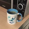 Haifisch im Wasser Kaffeebecher in hellblau Produktbild-Vorschau 5