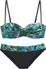 VIVANCE Bügel-Bandeau-Bikini türkis bedruckt Größe 40 Cup C Produktbild-Vorschau 1