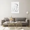 Bilder auf glas - Einteilig - Frau Linien Minimalismus - Produktbild-Vorschau 7