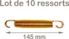 KANGUI Lot de 10 ressorts Gold 145mm pour trampoline de Voir les images du produit 4