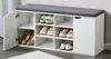 KESPER Schuhschrank weiß mit Sitzkissen – 103 x 30,5 x 48 Produktbild-Vorschau 3