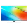 A flat-screen television with a colorful abstract image displayed on its screen, placed on a stand against a white background. Anteprima dell’immagine prodotto