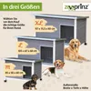 zooprinz Hundehütte Jacky | XL | Wetterfest | Massivholz | Produktbild-Vorschau 2