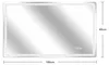 MODFU Rahmenloser Badspiegel mit LED,Badezimmerspiegel mit Produktbild-Vorschau 7