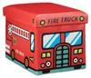 Relaxdays Spielzeugkiste Feuerwehr, HxBxT:32x48x32cm, Produktbild-Vorschau 9