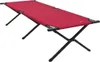 Lit de camping pliant Rouge 210 x 80 x 46 cm Tissu Oxford Voir les images du produit 1