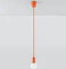 Lampe pendante DIEGO 1 orange 1xE27 15W PVC 90x9x9cm Sollux Voir les images du produit 23