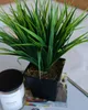 künstliches Gras, Grünpflanze im Zinktopf H. 30cm D. 10cm Produktbild-Vorschau 3
