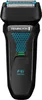 A black electric shaver with blue and green accents is shown against a white background. Anteprima dell’immagine prodotto