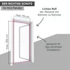 Windhager Insectenwerend deur, 100 x 210 cm, antraciet, Productafbeelding-voorbeeld 4