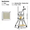 VEVOR Kartoffelschneider Pommes Frites Schneider 1/4 Zoll Produktbild-Vorschau 7