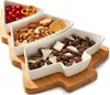 LUMORA Snackschalen aus Porzellan, Weihnachtsbaumform Produktbild-Vorschau 5