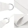 A collage of four close-up images showing details of a white sun sail. Produktbild-Vorschau