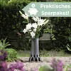 2er Set Grabvase mit Sockel Gewicht Friedhofvase Produktbild-Vorschau 6