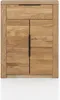 Schuhschrank - Eichenholz teilmassiv geölt - B 80 cm - 2 Produktbild-Vorschau 1