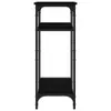 vidaXL Stolik boczny czarny 40x30x75 cm materiał Podgląd zdjęcia produktu 5
