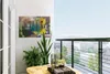 Gartenposter - 60x40 cm - Gestreifte Fische  - Modernes Produktbild-Vorschau 2