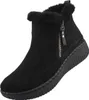 A black Skechers boot is shown against a white background. Voir les images du produit