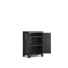Armoire Basse 65 X 45 X H97 Cm Noir - Detroit - Keter Voir les images du produit 3