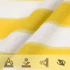 Möbel Sonnensegel Gelb und Weiß 2,5 x 2,5 m HDPESonnensegel Produktbild-Vorschau 4