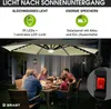 Alu Ampelschirm 300cm beige mit LED-Beleuchtung Produktbild-Vorschau 7