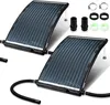 Jayseuw 2x solární ohřev bazénu Výsuvný držák černý Solární Náhled obrázku produktu 9