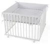 WALDIN Baby Laufgitter Laufstall ca.100 x 100 cm Buche Produktbild-Vorschau 1