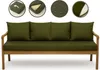 Gartenkissen Set grün – 170x50 + 4x50x56 cm Gartenkissen Produktbild-Vorschau 2