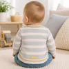 BONDI Baby Jungen Langarmshirt "Team Daddy" 94051 | Stripe Produktbild-Vorschau 4