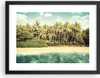 Gerahmtes Poster - Schwarzer Rahmen - Natur Strand Palmen - Produktbild-Vorschau 1