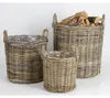 BURI 3er Set Weidenkörbe rund aus Holz Blumentopf Tragekorb Produktbild-Vorschau 3