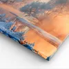 Bild auf Leinwand - Leinwandbild - Winter Schnee Fluss - Produktbild-Vorschau 5