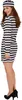 A woman wearing a prisoner costume. Produktbild-Vorschau