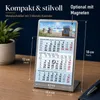 Tischkalender 2027 mit Metallaufsteller magnetisch Produktbild-Vorschau 2