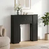 vidaXL Revêtement pour cheminée, noir, 93 x 20 x 89 cm, en Voir les images du produit 2