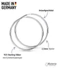 MATERIA Damen Creolen Silber 925 Schmuck - 47mm Ohrringe Produktbild-Vorschau 8