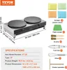 VEVOR elektrischer Crepemaker mit Doppelkopf 6000 W Produktbild-Vorschau 9